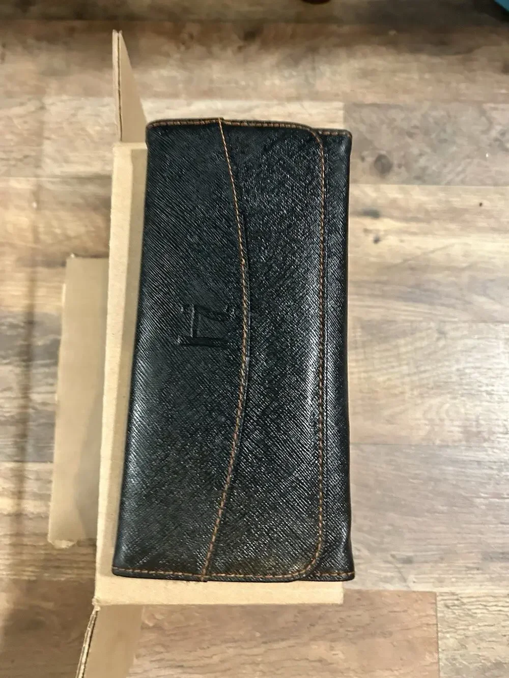 HATTORI HANZO Shears Protector STORAGE CASE ONLY! Hair Stylist Trifold Black